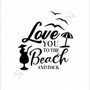 A6 enkele quote kaarten to the beach & back - 50 stuks | strandtent | beachclub kaart | zomer | groothandel | woondecoratie