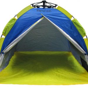 Banz - UV Shelter - UPF50+ Strandtent - Klein - Blauw/geel - maat Onesize