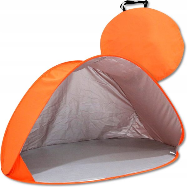 LAMEX JUNIOR / Strandtent - Tent Camping - zelfvouwend - 145 x 100 x 88 cm - Oranje
