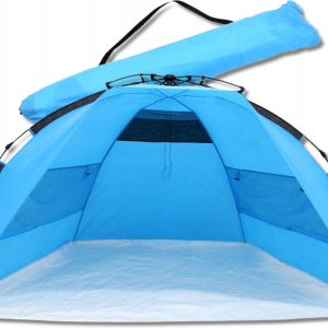 LAMEX - Tent Camping / Strandtent 220x125x120cm - UV30+ / Blauw
