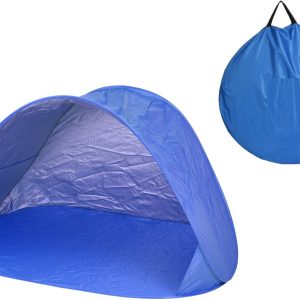 MaxxGarden Pop up strandtent - opvouwbare tent - 145x100x80 cm - BLAUW