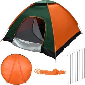 Campingtent Automatische koepeltent 3-4 persoons pop-up tent Instant tent Pop-up strandtent, waterdicht, winddicht en UV-bescherming voor trekking, wandelen, familiereünies, backpacken, festival, buiten