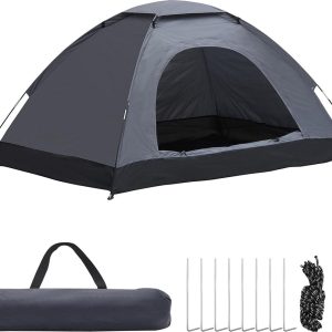 1-2 Man Dome Camping Tent, Waterdicht, Winddicht, Anti-UV Tent, Gemakkelijk Op te zetten Strandtent, Tent met Draagtas voor Familie Buiten, Draagbare Tent voor Reizen